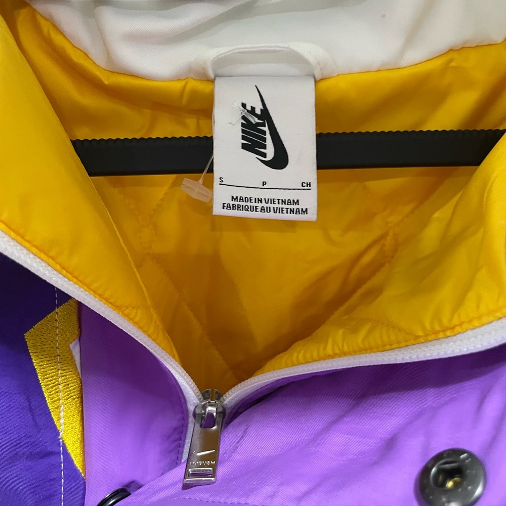 Nike x Ambush NBA Collection Lakers Jacket White Purple Gold Limited Edition - Picture 9 of 9